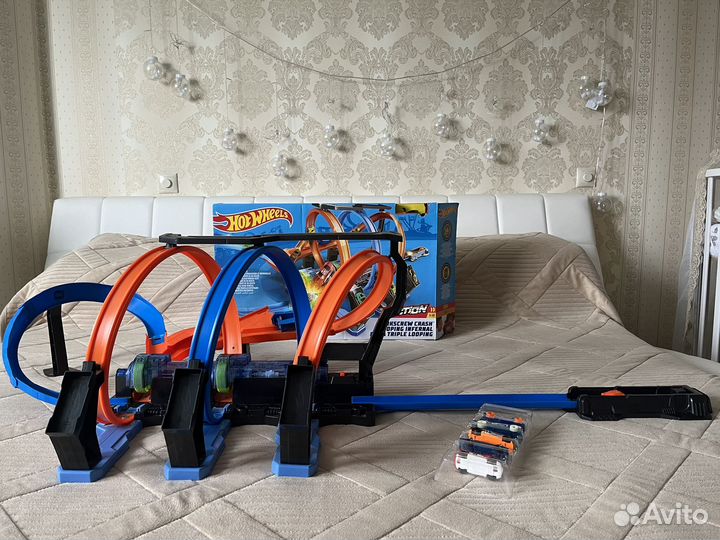 Игровой набор Hot wheels Экш Автотрек
