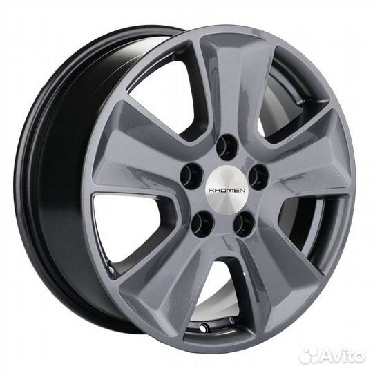 Khomen 1601 : 6,5x16 5*114,3 Et:50 Dia:66,1 Gray