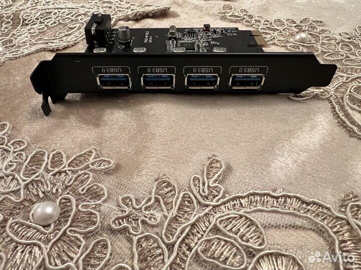 Контроллер PCI-E Orico на 4 порта USB 3.2 Gen1