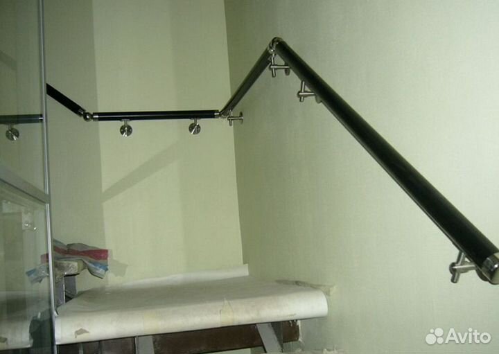 Перила из полированной нержавейки