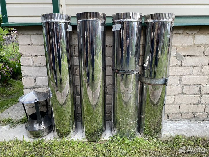 Сэндвич труба для дымохода 150 б/у
