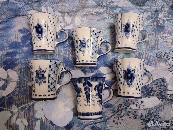 Чайный сервиз Гжельский фарфоровый завод