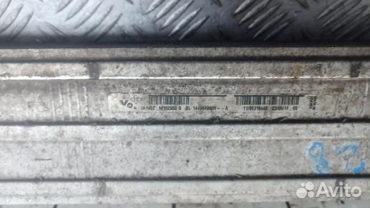 Радиатор интеркулера renault megane 3 (BAG28KC01)