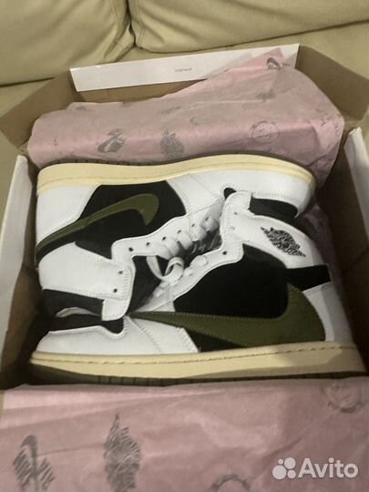 Nike Air Jordan Mid Cactus Jack, утепленные, новые