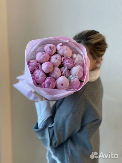 Пионы в зимнее время