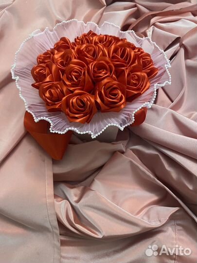 Букет из атласных лент в наличии