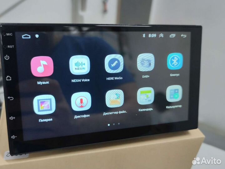 Магнитола 2-DIN Android 10,голосовое управление
