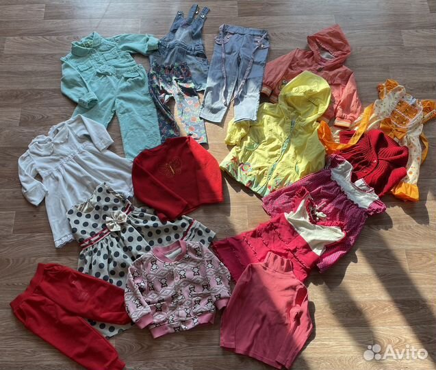 Пакет одежды на девочку 80