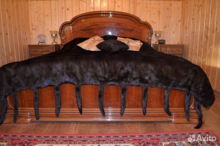 Норковый плед, плед из норки