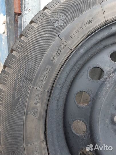 Колеса с зимней резиной ecovision w686 215/60 r16
