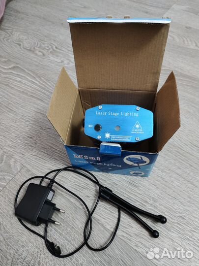 Лазерный светодиодный проектор Диско шар