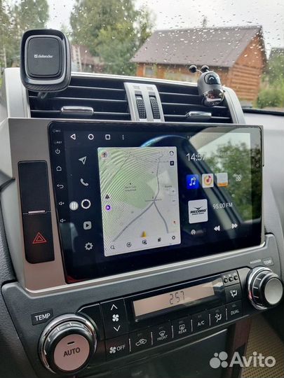 Android магнитола Toyota Land Cruiser Prado 150 20