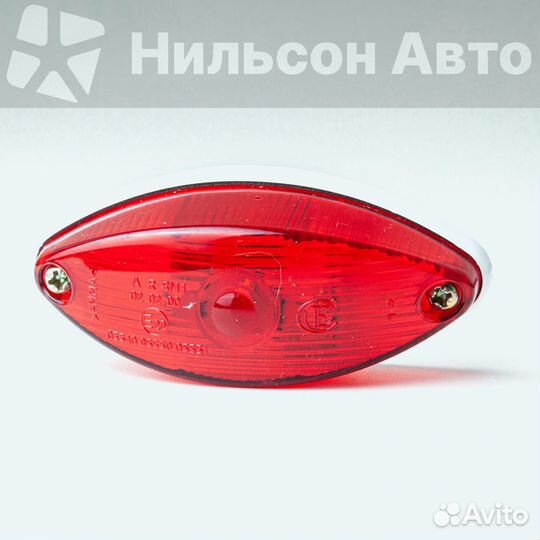 Габарит на будку LED красный, евросвет