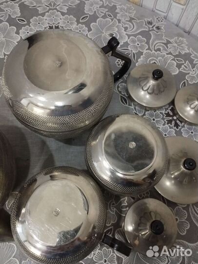 Набор металлической посуды времён СССР