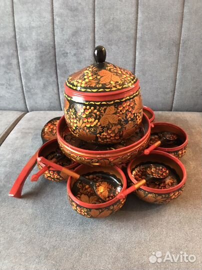 Посуда хохлома