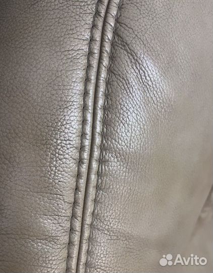 Кожаный угловой диван бу