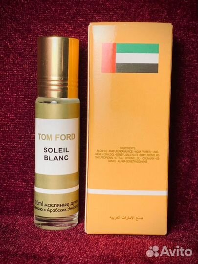 Духи tom forf soleil blance Дубай