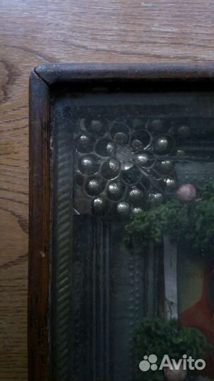 Икона старинная 18 - 19 веков. Икона Божией Матери