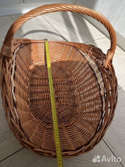Корзина плетеная для фруктов большая