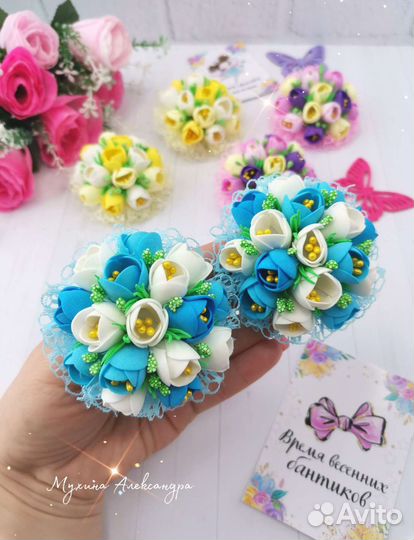 Бантики из фоамирана