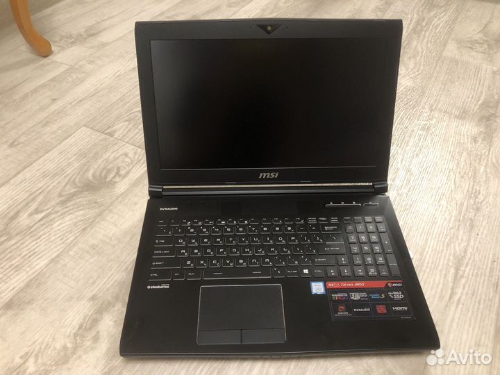 Игровой ноутбук msi