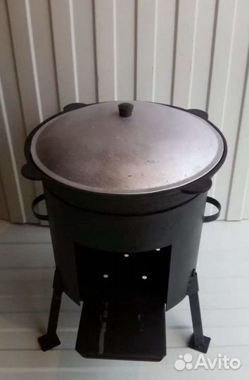 Казан 16 л Наманганский круглое дно