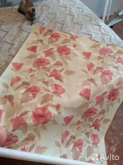 Ткань обои на дэкор(полоса 1.06*2.5)