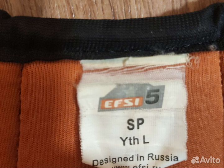 Нагрудник хоккейный efsi размер YTH L