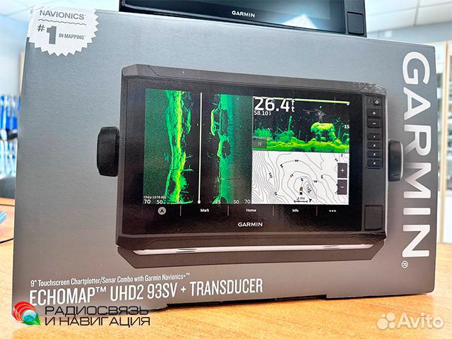 Эхолот Garmin EchoMap UHD2 93sv GT56