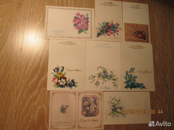 32 Открытки СССР 8 марта