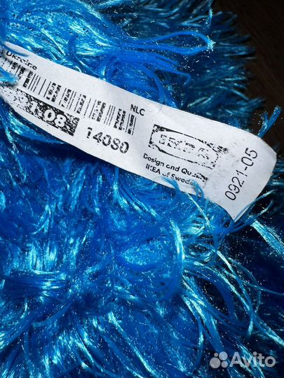 Надувной меховой глаз Икеа IKEA диам. 60 см