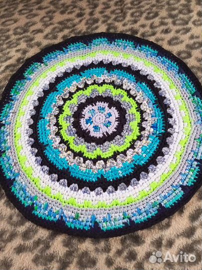 Коврики вязаные крючком