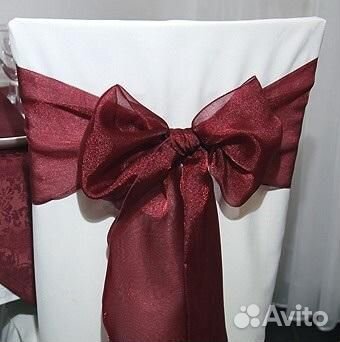 Продажа аренда банты на стулья
