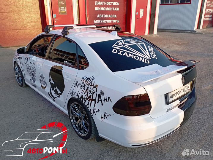 Багажник на крышу Volkswagen Polo поперечины City