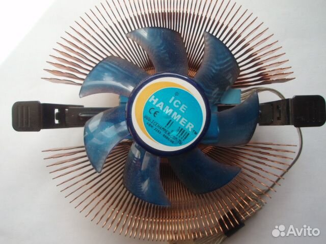 Кулер для пк Медный Тяжелый 450 гр ICE Нammer