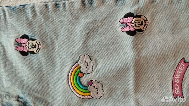 Джинсы для девочки 128