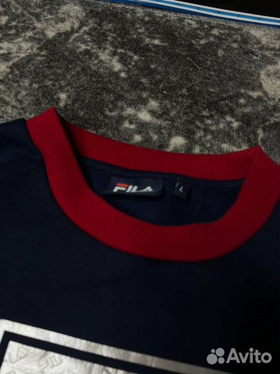 Винтажный свитшот fila