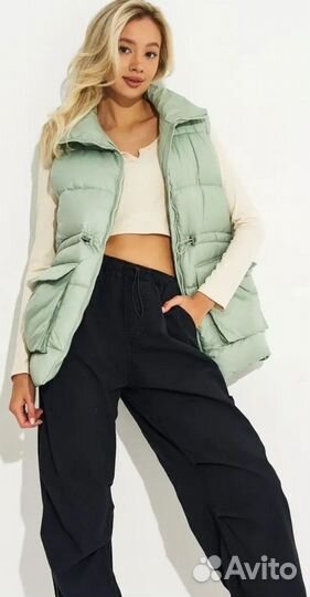 Жилет стеганый утеплённый