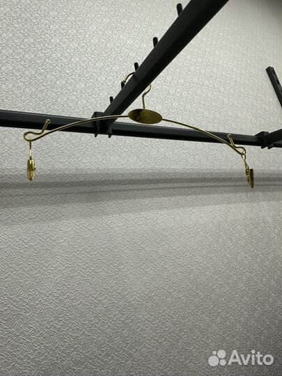 Вешалка бельевая с прищепками