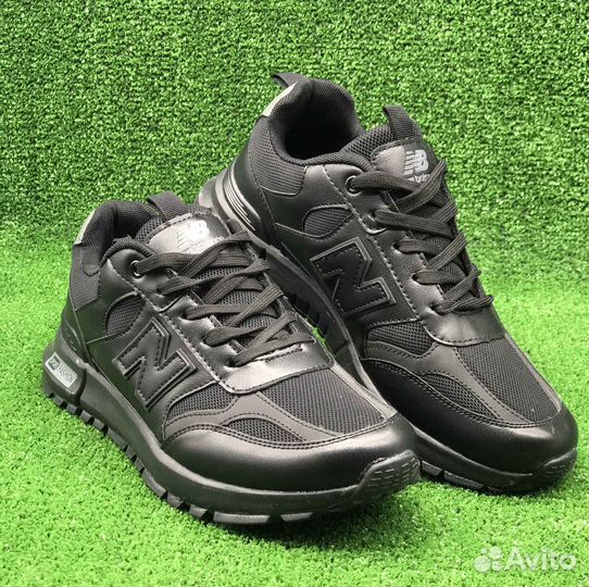 New Balance: мужские, черные кроссовки, 41-46