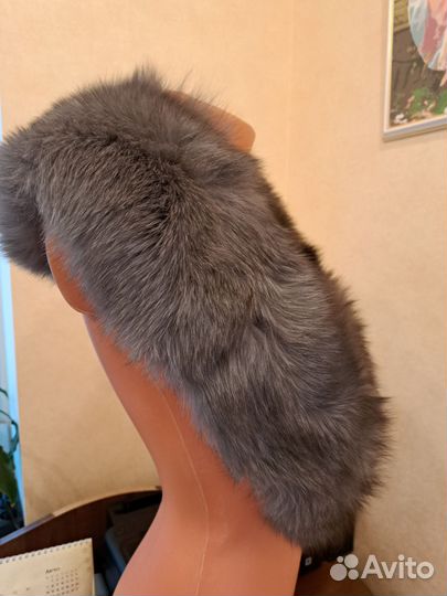 Меховой воротник песец