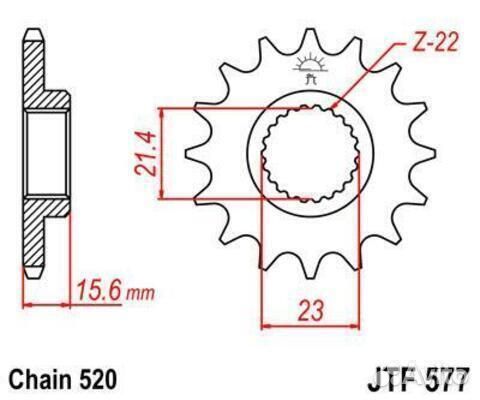 Звезда ведущая JTF577 14