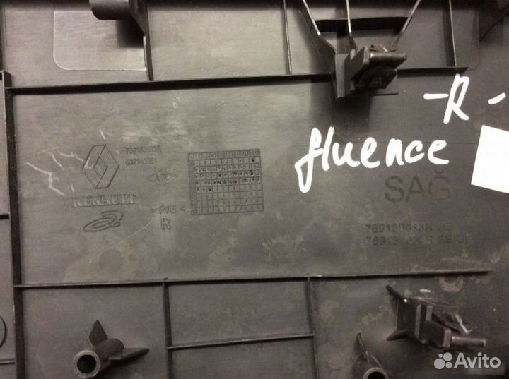 Обшивка стойки средней Renault Fluence 2010