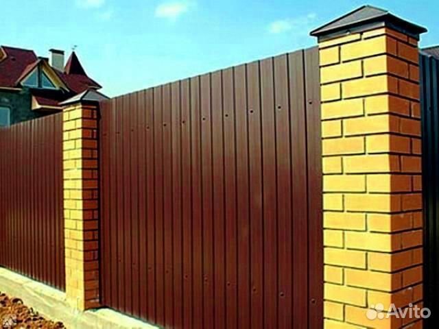 Забор из профнастила