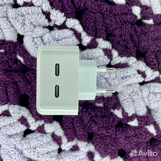 Apple 35w блок питания для iPhone на 2 type-C