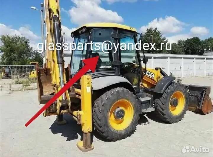 Jcb 3cx-4cx стекло дверное правое 827/80144