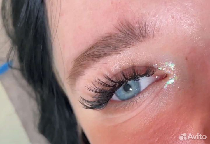 Наращивание ресниц модель