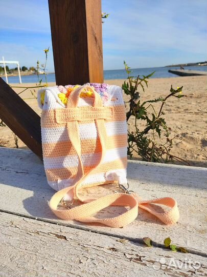 Рюкзак женский вязаный