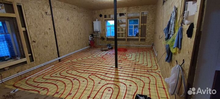 Монтаж систем отопления, водоснабжения