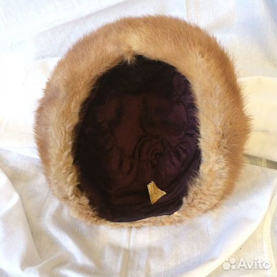 Шапка ретро меховая 1970е